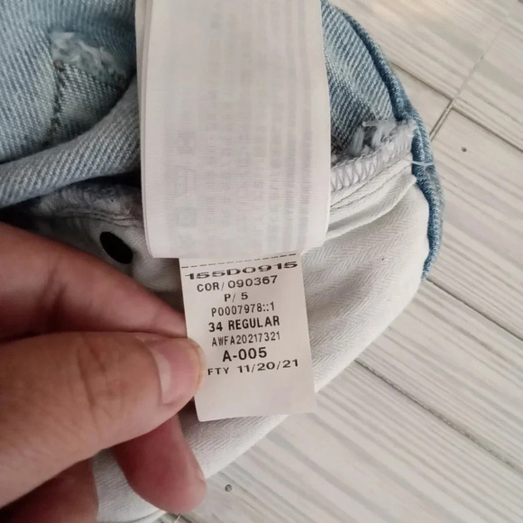 Abercrombie & Fitch 90" straight ultra High rise women's 34 - Picture 6 of 7